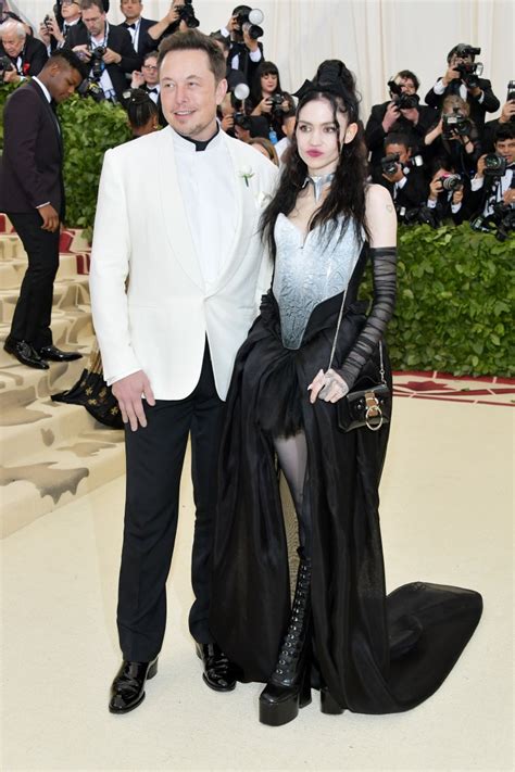 grimes elon musk met gala.